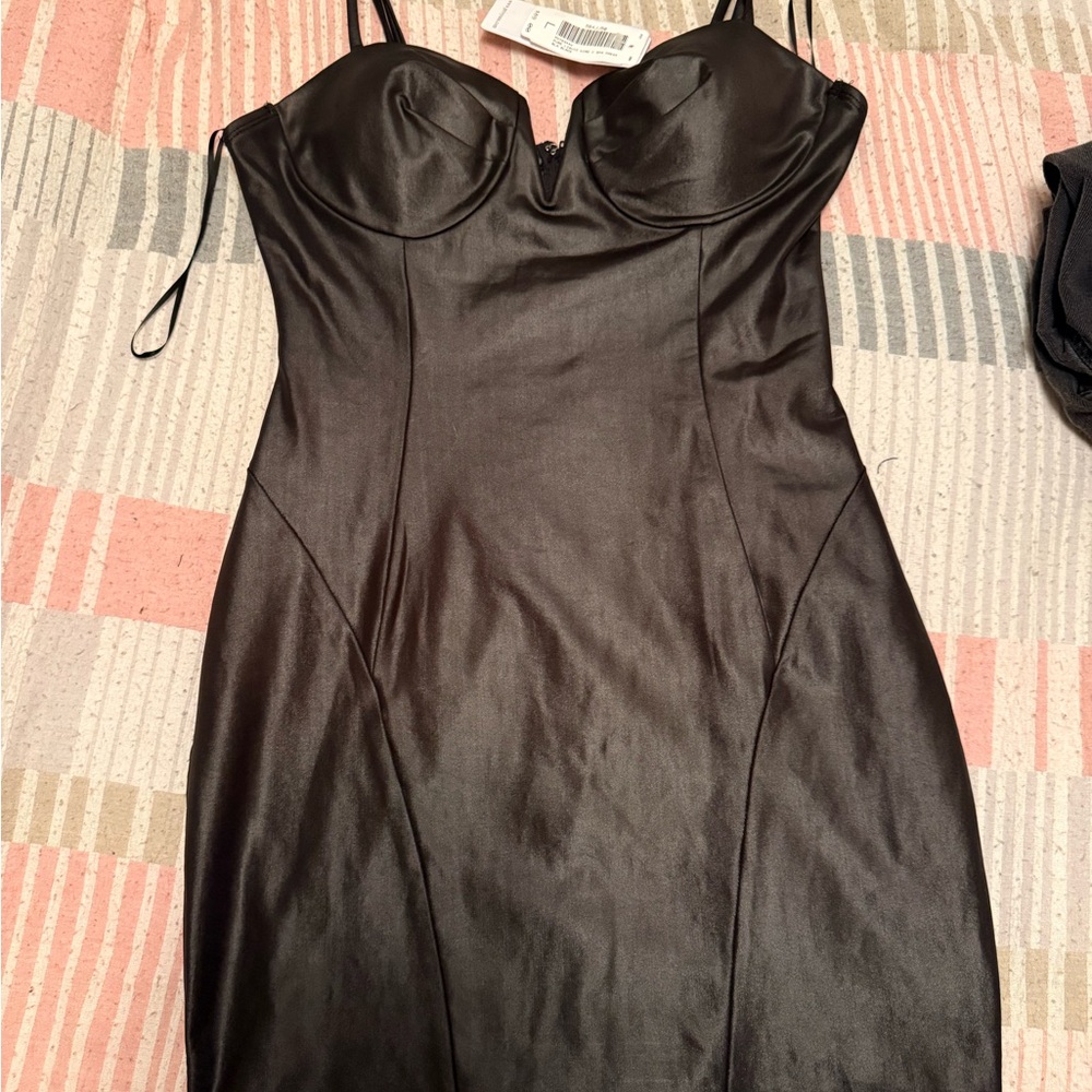 Privy Black Strapless Women's Dress
